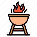 barbecue, cook, grilled, grill, fire, burn, flame