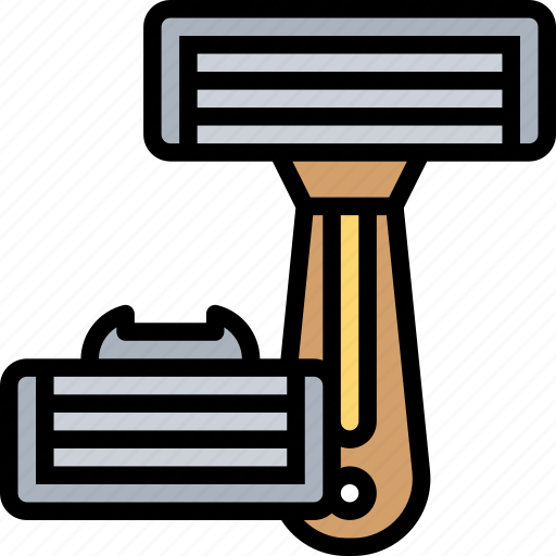 Razor, shave, beard, blade, tool icon - Download on Iconfinder