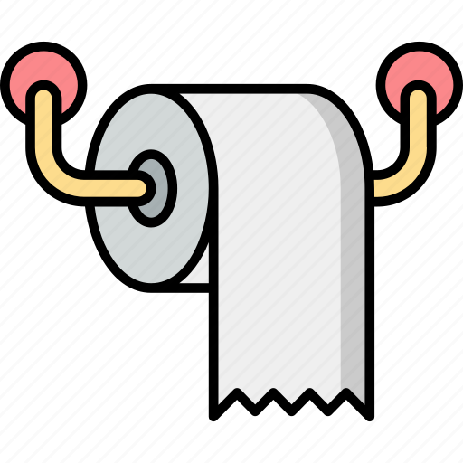 Tissue, roll, toilet, bathroom icon - Download on Iconfinder