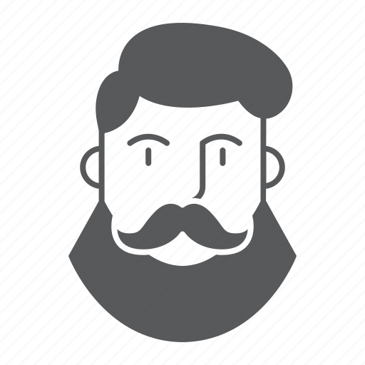 Beard, man, mustache, male, barber, barbershop, hairdresser icon - Download on Iconfinder
