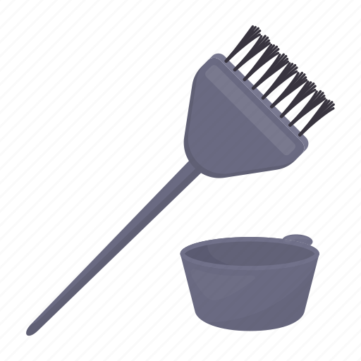 Brush, hairdresser, paint, painting, tool icon - Download on Iconfinder