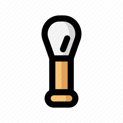 Brush, shave, shaving, powder brush, blusher, contouring icon - Download on Iconfinder