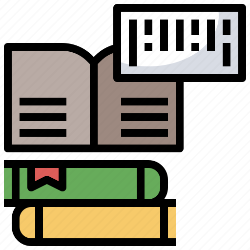 Barcode, book, books, education, library, reading, study icon - Download on Iconfinder