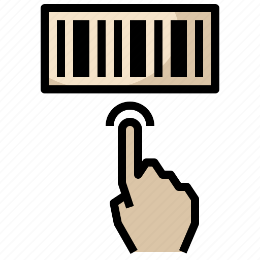 Barcode, click, finger, hand, qrcode, select, tap icon - Download on Iconfinder