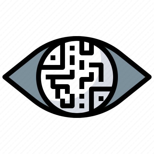 Eye, interface, medical, qrcode, view, visibility, visible icon - Download on Iconfinder