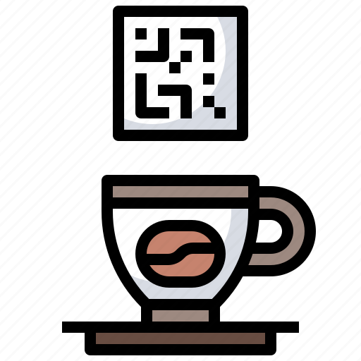 Coffee, cup, food, hot, mug, qrcode, tea icon - Download on Iconfinder