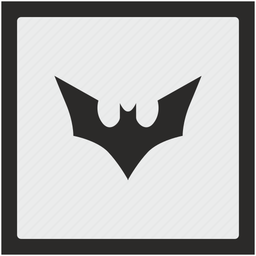 Bat, batman, comics, fly, function, square icon - Download on Iconfinder