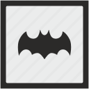 bat, batman, comics, function, hero, sign, square