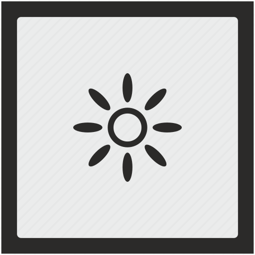 Brightness, color, function, printer, square icon - Download on Iconfinder
