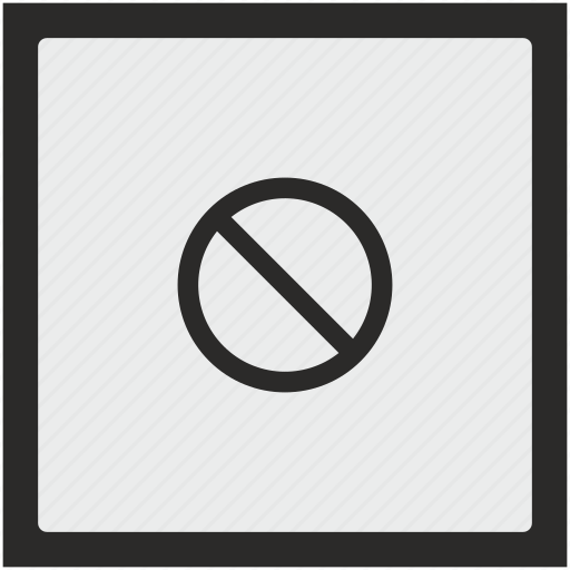 Ban, cancel, cursor, function, square, stop icon - Download on Iconfinder