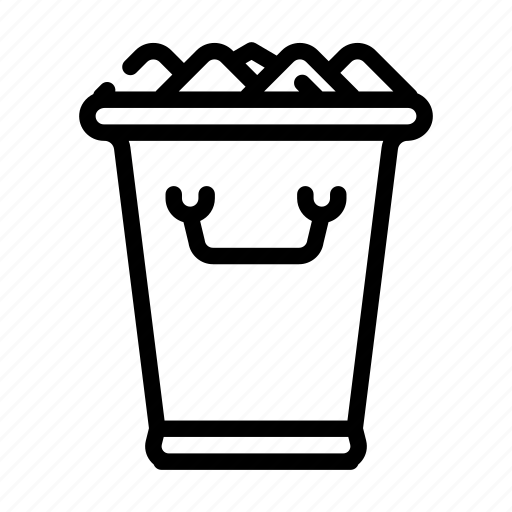 Ice, bucket, bartender, accessory, bar, spoon, grater icon - Download on Iconfinder