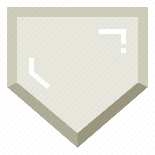 Baseball, field, home, plate icon - Download on Iconfinder