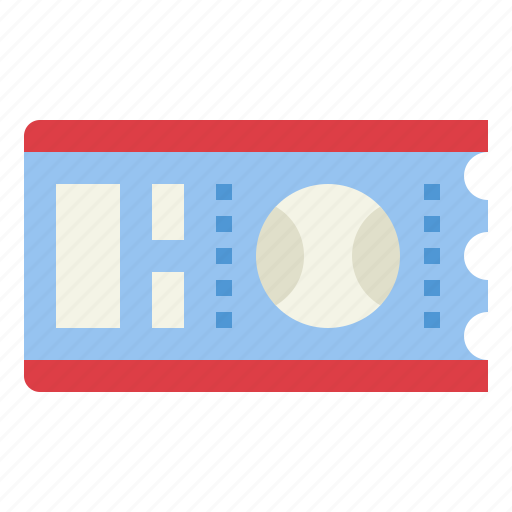 Baseball, entertainment, pass, ticket icon - Download on Iconfinder