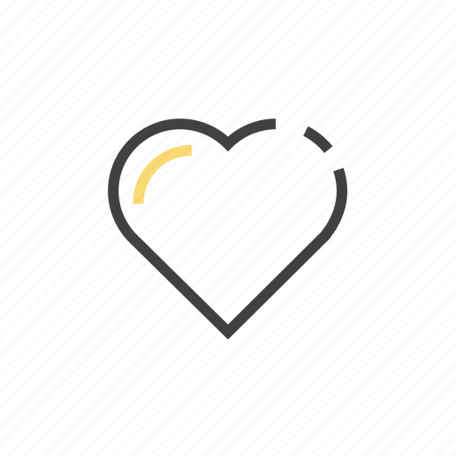 Heart, favorite, like, love, romance, romantic icon - Download on Iconfinder