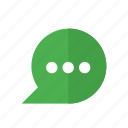 bubble, chat, conversation, design, material, message, text