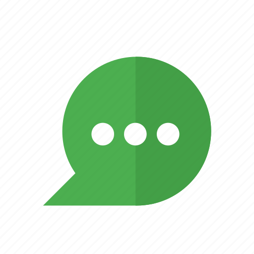 Bubble, chat, conversation, design, material, message, text icon - Download on Iconfinder