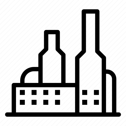 Building, real estate, refinery, factory, business icon - Download on Iconfinder