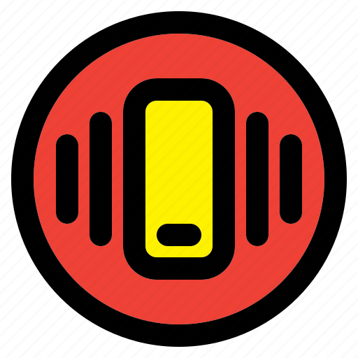 Vibrate, silent, mute, no sound, off icon - Download on Iconfinder