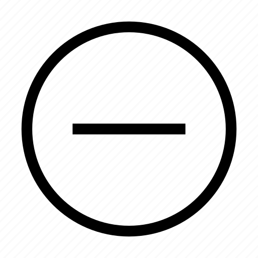 Circle, minus, delete, remove icon - Download on Iconfinder