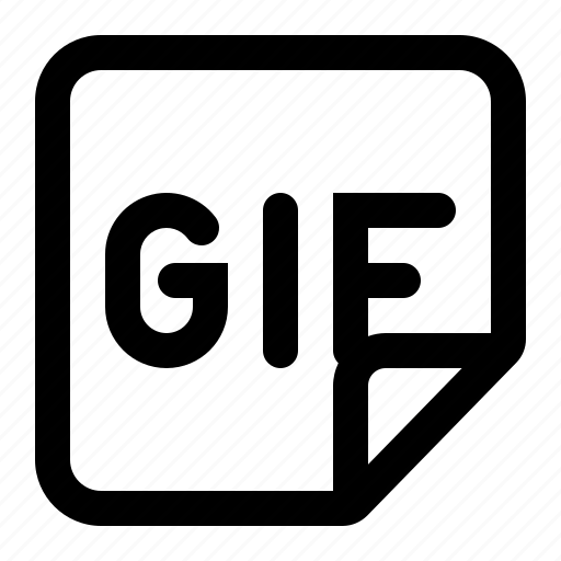 Gif, line, sticker icon - Download on Iconfinder