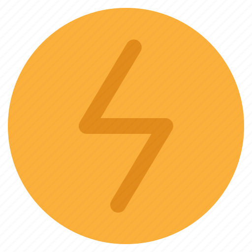 Electric, thunder, voltage, energy, bolt, power, lightning icon - Download on Iconfinder