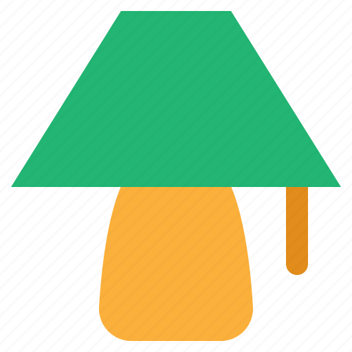 Table, lamp, bedside, light, stand, electric, decor icon - Download on Iconfinder