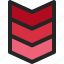 chevrons, rank, army, grade, military, sergeant, soldier 