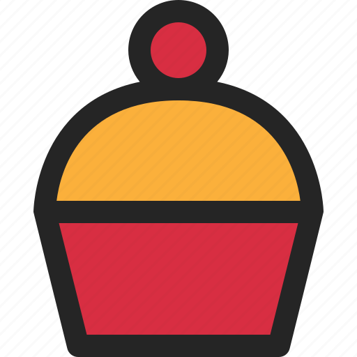 Cupcake, cake, sweet, dessert, food, muffin icon - Download on Iconfinder