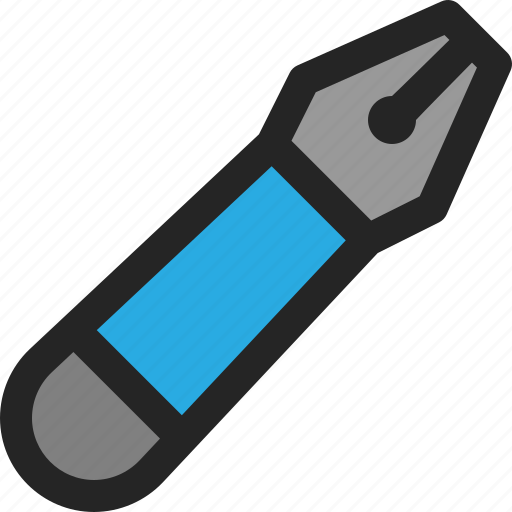 Pen, fountain, write, stationery, ink, nib icon - Download on Iconfinder