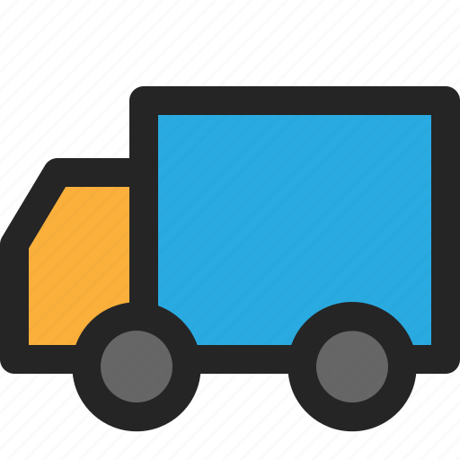 Truck, lorry, vehicle, transport, logistic, delivery, shipping icon - Download on Iconfinder