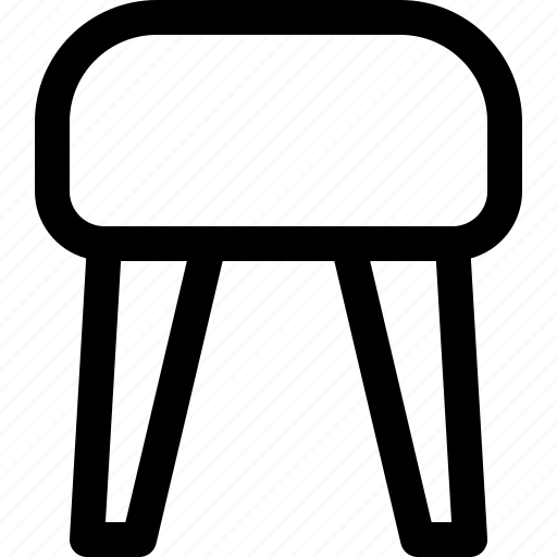 Stool, seat, sitting, furniture, chair, home, interior icon - Download on Iconfinder