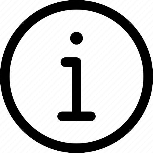 Info, circle, essentials, basic, ui, information icon - Download on Iconfinder