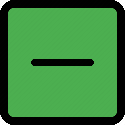 Minus, square, remove, basic, user interface icon - Download on Iconfinder