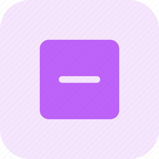 Minus, square, essentials, basic, ui icon - Download on Iconfinder