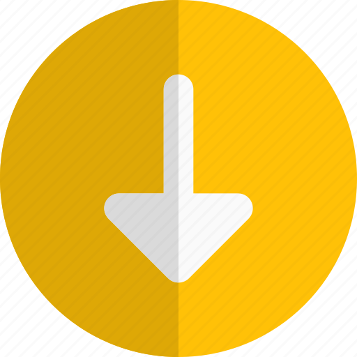 Arrow, down, circle, essentials, basic, ui icon - Download on Iconfinder