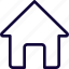 home, basic, user interface, house, building 