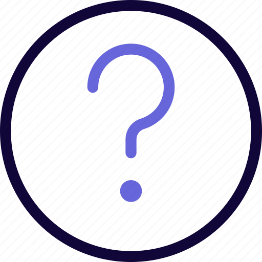 Question, circle, ask, question mark, basic, user interface icon - Download on Iconfinder