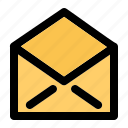 open, mail, email, message, envelope, messages, ui, communication, letter