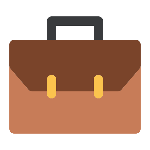 Briefcase, user interface, bag, suitcase, luggage, baggage, business icon - Free download