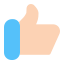thumbs, thumbs up, like, hand, gesture, communication, rate, feedback, rating 