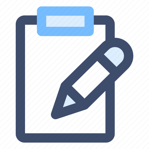 Exam, notes, test, write icon - Download on Iconfinder