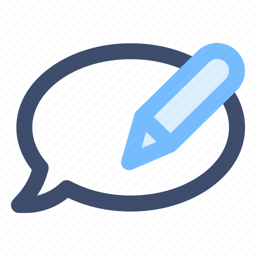 Chat, feedback, message, note, write icon - Download on Iconfinder