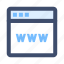 browser, site, website, www 