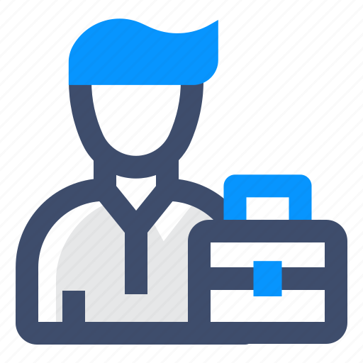 Business man, employee, person icon - Download on Iconfinder