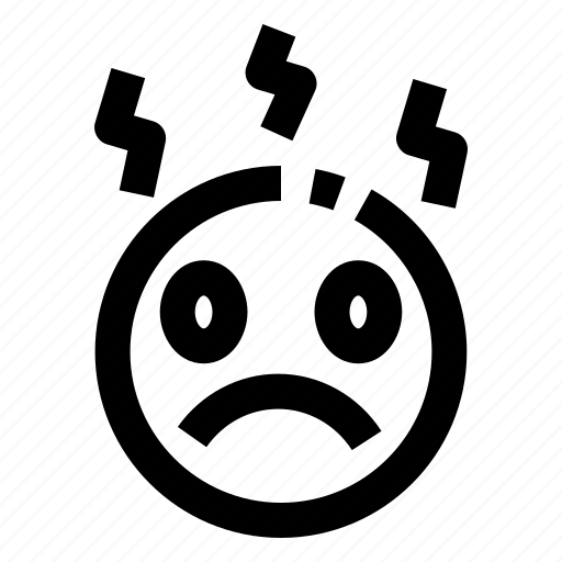 Emoticons, emotion, smiley, stress icon - Download on Iconfinder