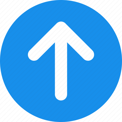 Arrow, blue, direction, up icon - Download on Iconfinder