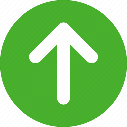 Arrow, circle, climb, direction, green, north icon - Download on Iconfinder