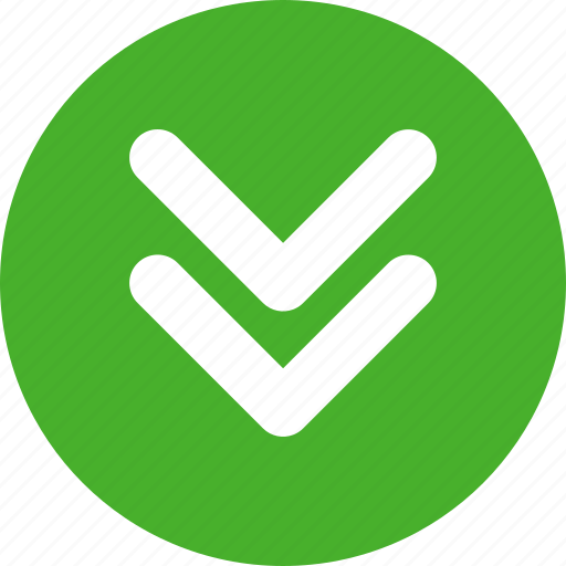 Arrow, direction, down, green icon - Download on Iconfinder