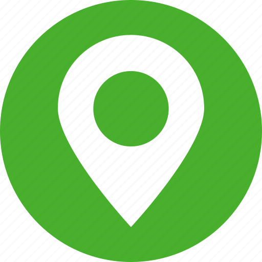 Address, circle, green, location, map, marker icon - Download on Iconfinder