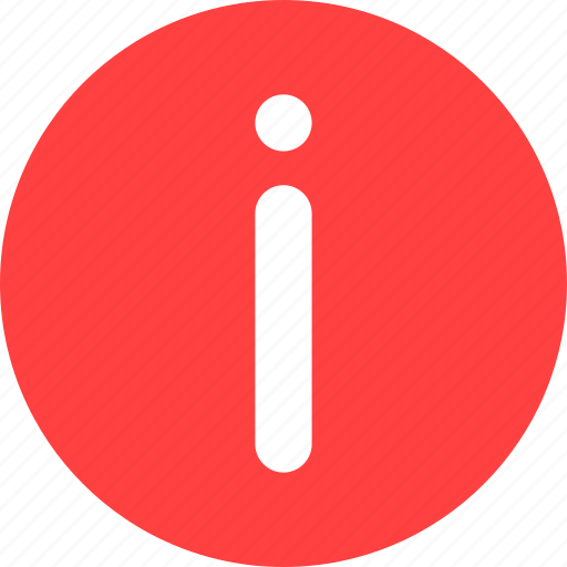 Circle, help, info, information, learn more, red icon - Download on Iconfinder
